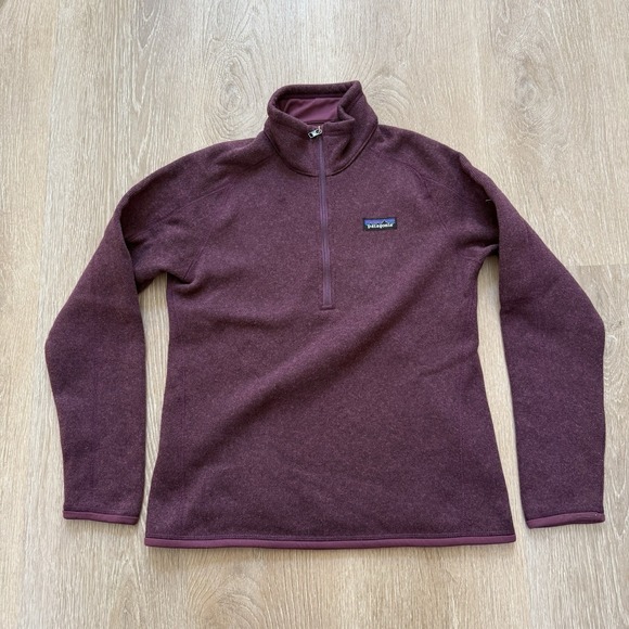 Patagonia Sweaters - Patagonia Sweater Womens Small Purple Better Sweater 1/4 Zip Pullover Outdoor